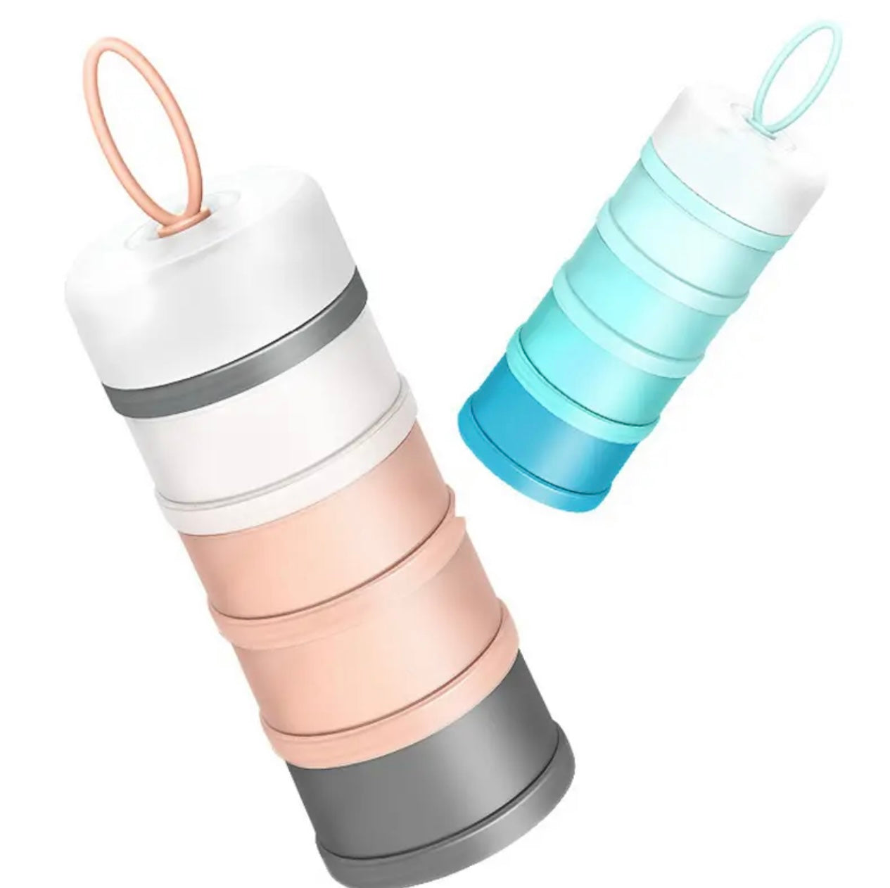 On the go Formula and snack containers - Blue /green