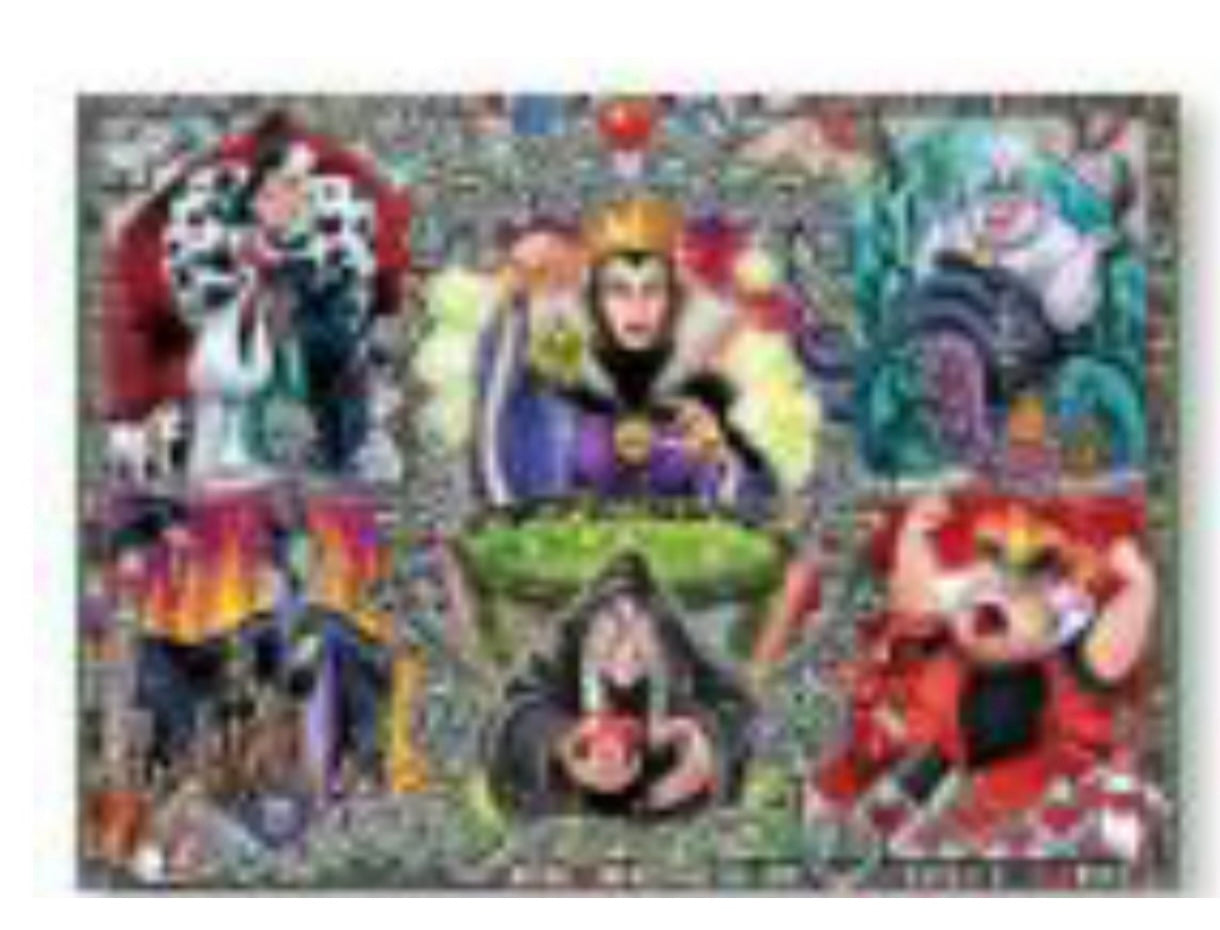50 x 35 round diamond painting - Villains