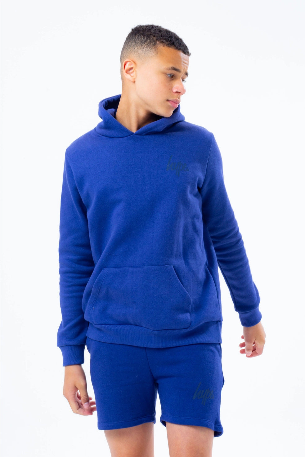 Hype Pullover Hoodie - Navy Blue