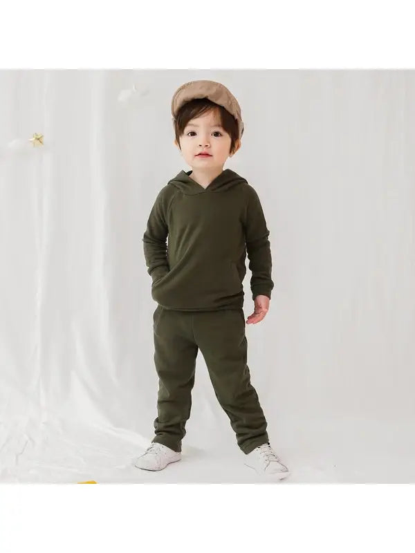 Khaki- Hoodie & Pants Set