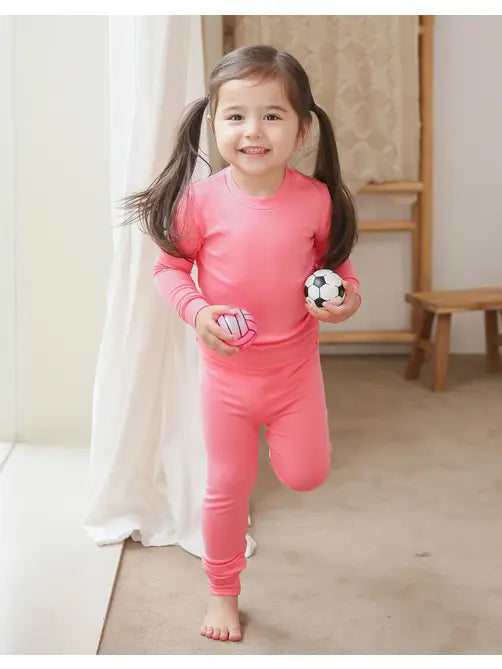 Modal Pink Long Sleeve Pjs