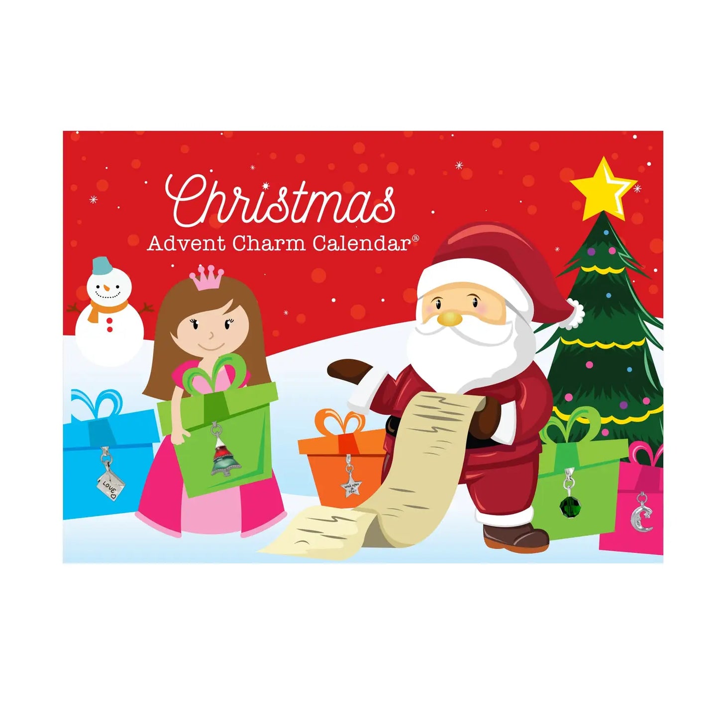 Christmas Advent Jewelry Calendar- Bracelet, Necklace,Charms
