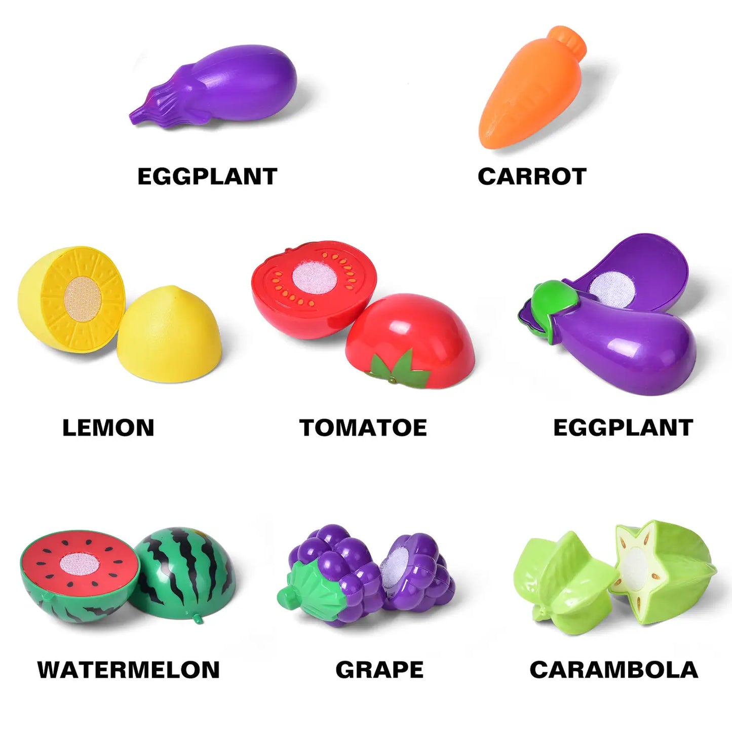 15.7" (31 Pcs) Pretend Play Sink Toys Include Play Food