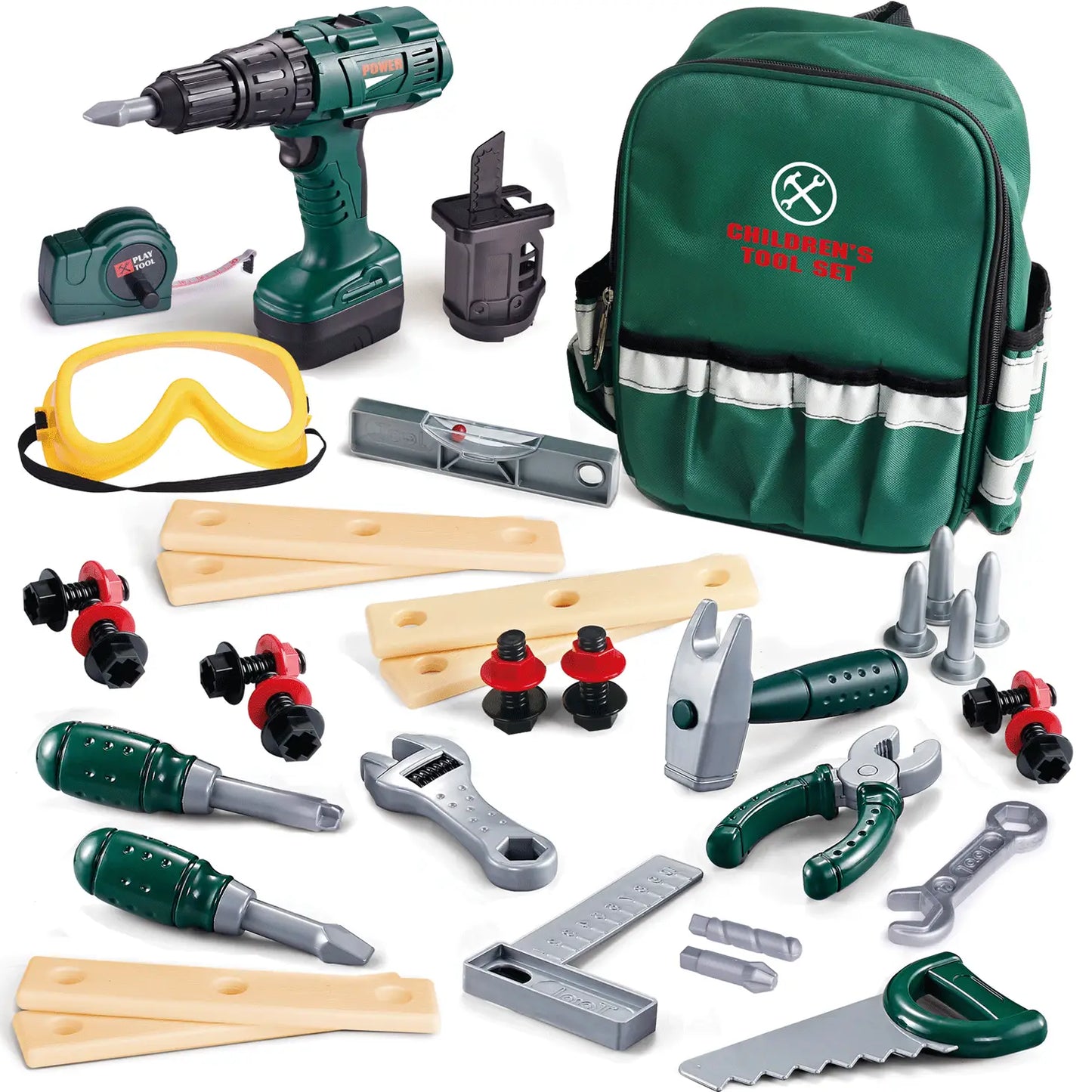 35 Pcs Montessori Toy Tool Set For Kids