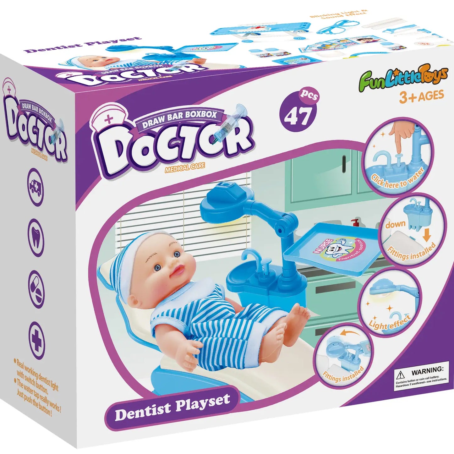 33 Pcs Doctor Medical Kit - Pretend Play Doctor Set