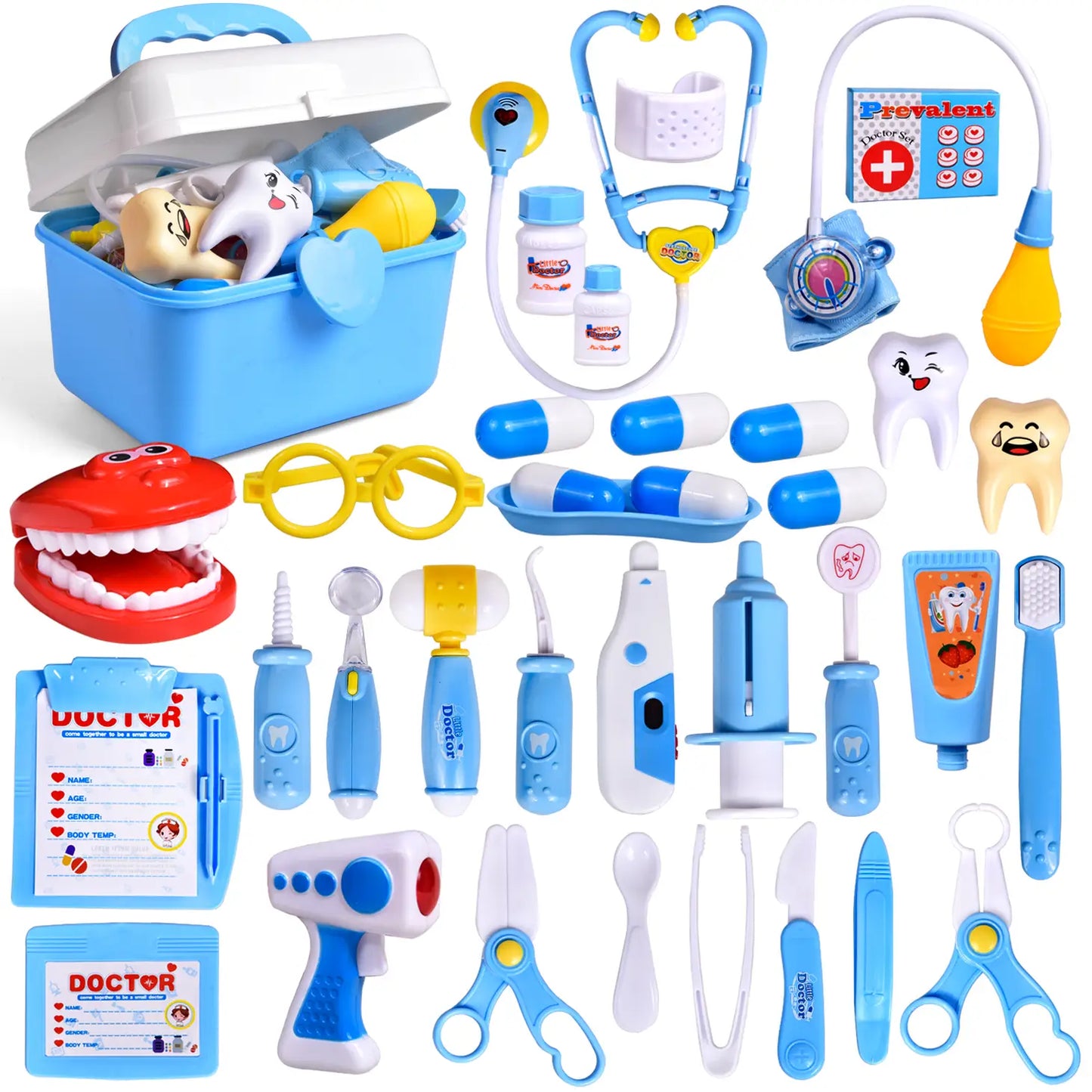 31 Pcs Doctor Medical Kit - Pretend Play Doctor Set For Kids