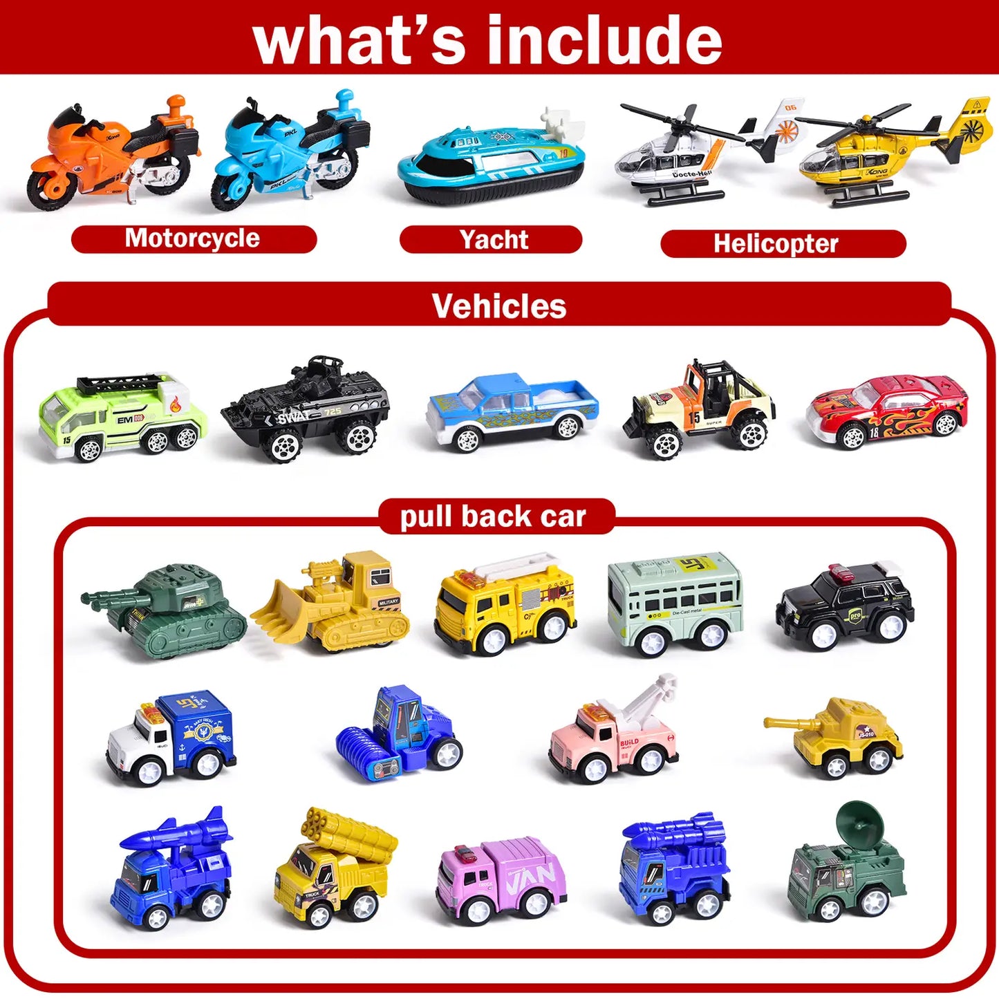 24 Days Vehicles Advent Calendar 2023 For Kids