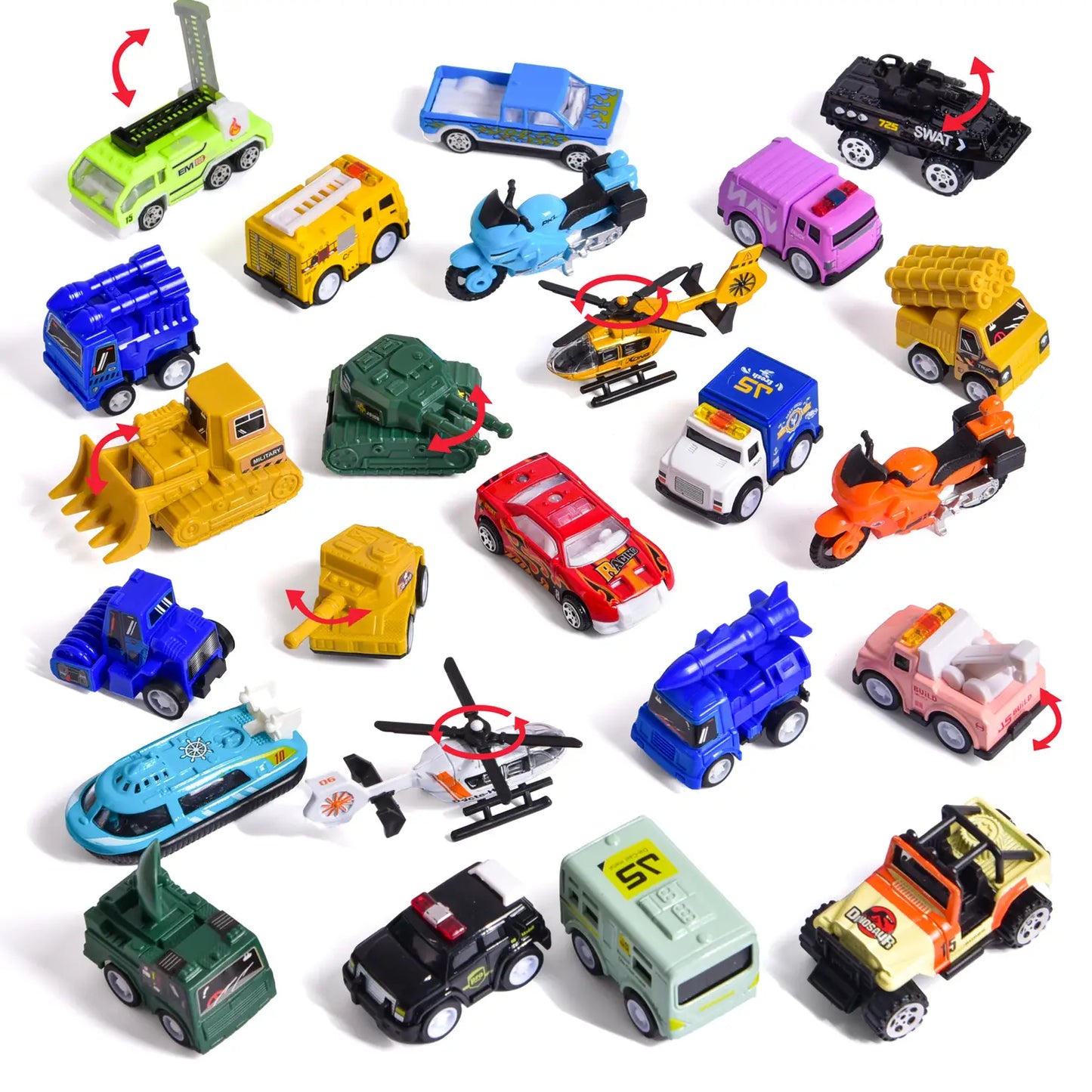 24 Days Vehicles Advent Calendar 2023 For Kids
