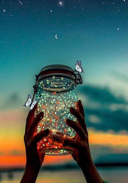 40 x 55 full square diamond painting - jar of light