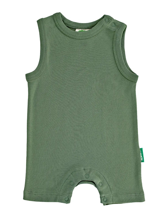 Tank Rompers - Essentials - camper green