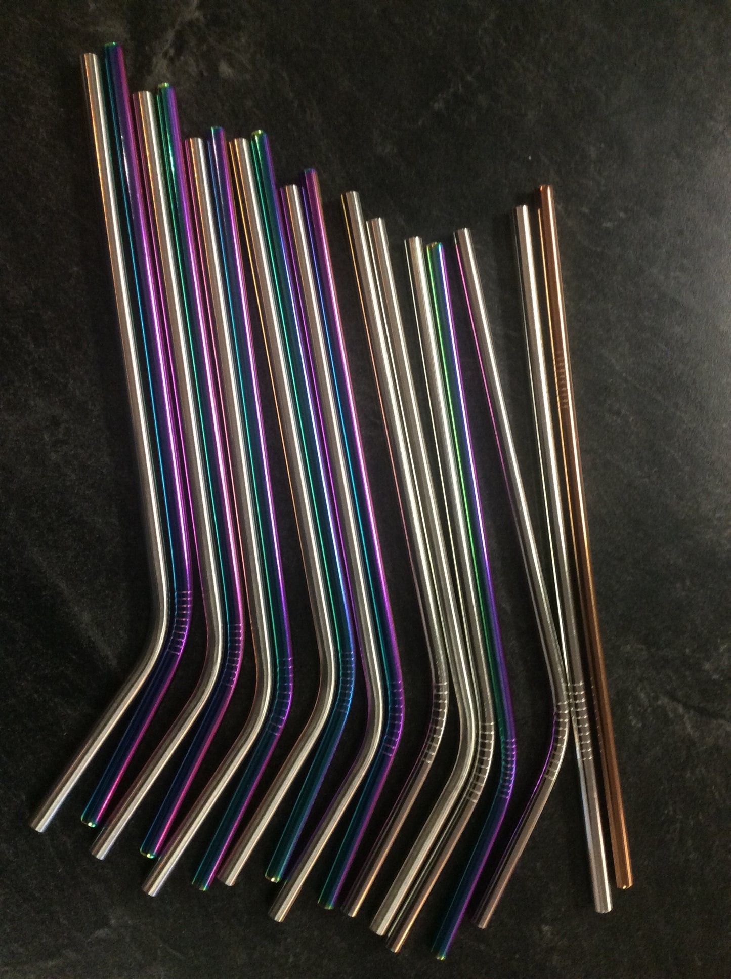S/S assorted single straws