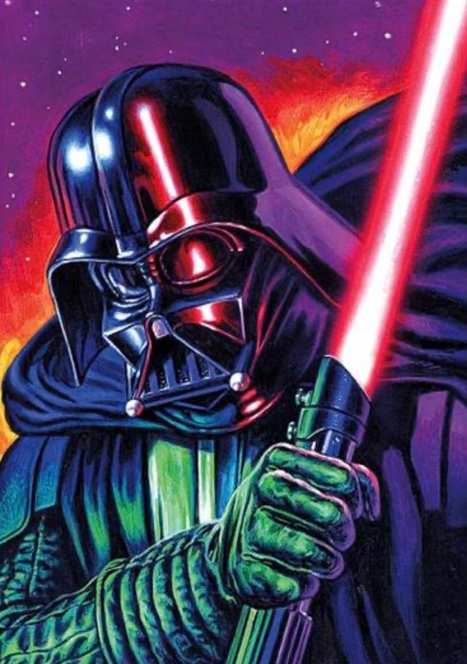 50 x 70 full square drill diamond painting - darth