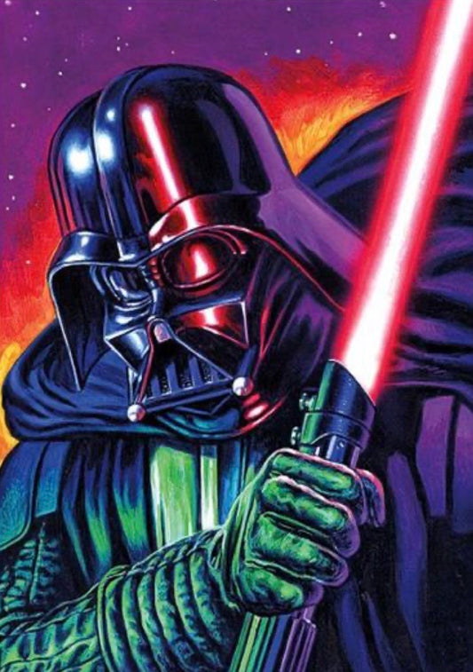 50 x 70 full square drill diamond painting - darth
