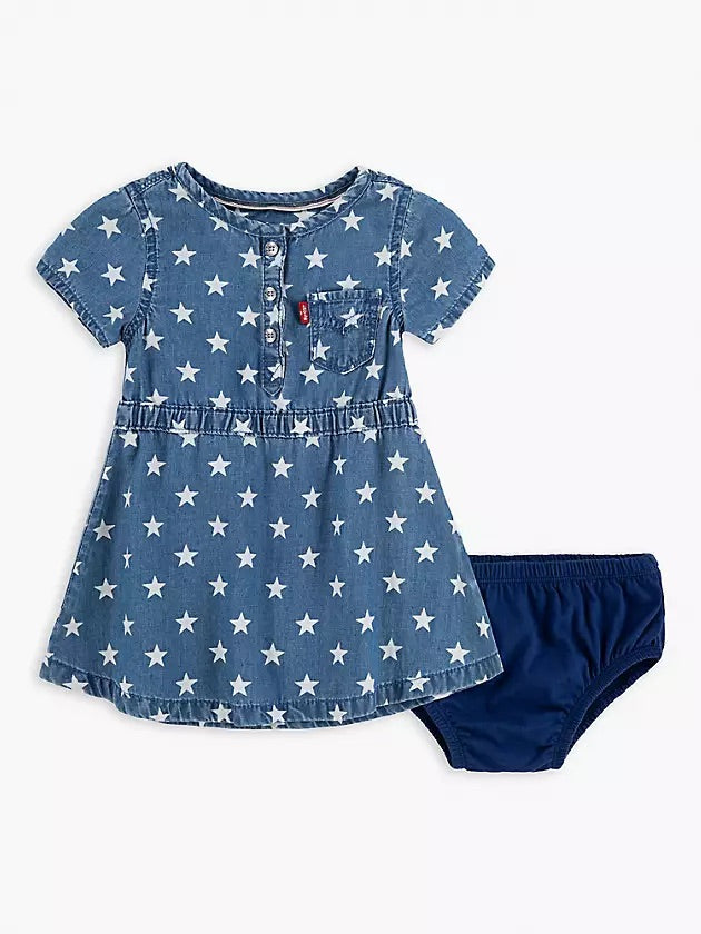 Levis printed denim dress