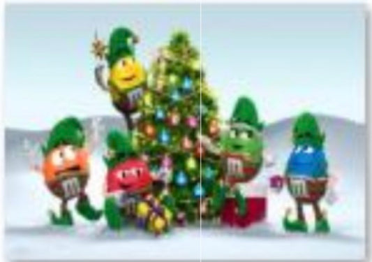 40 x 30 rull round drill diamond painting m n m christmas LD233