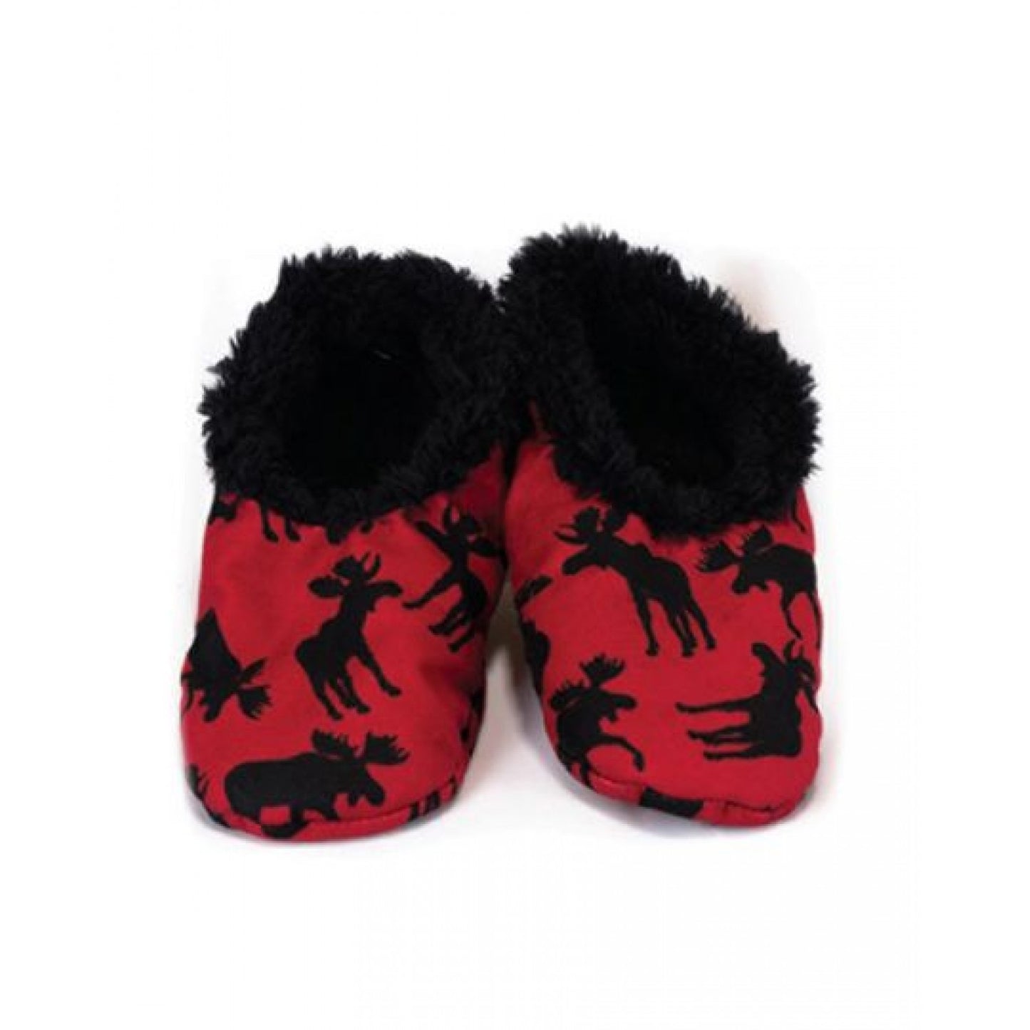 Lazy one fuzzy feet - classic red moose