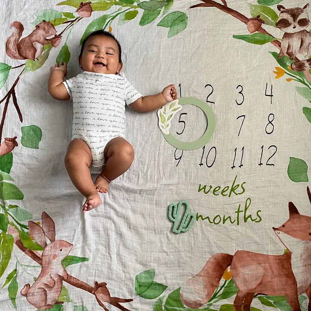Cutie Captures™ Milestone Blanket