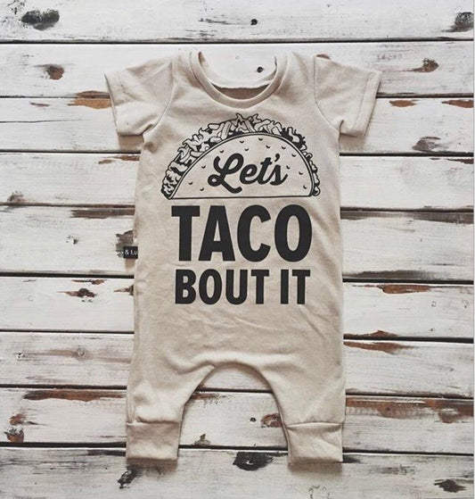 Lets Taco About It Romper uni