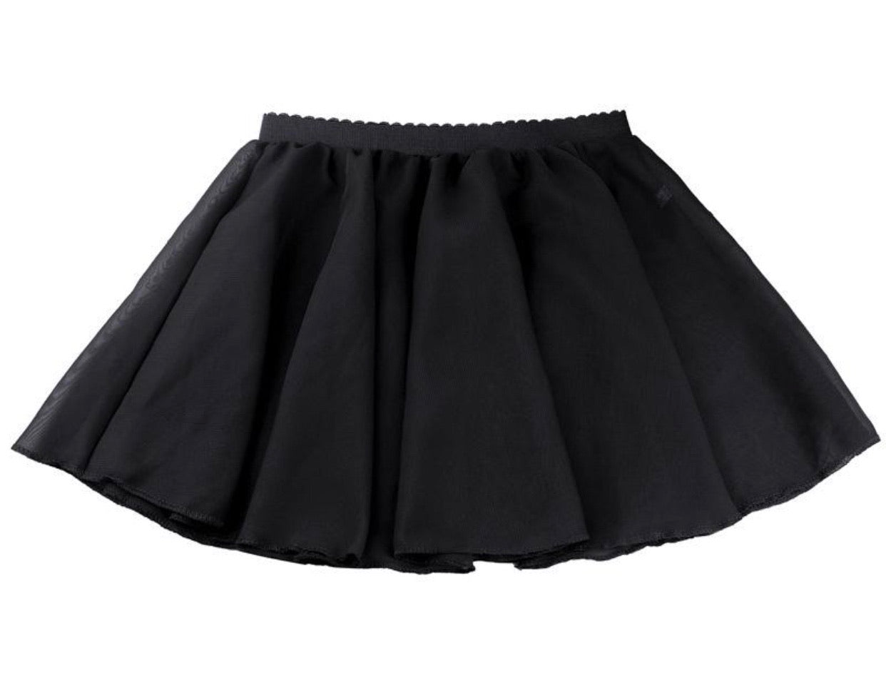 chiffon pull on dance skirt