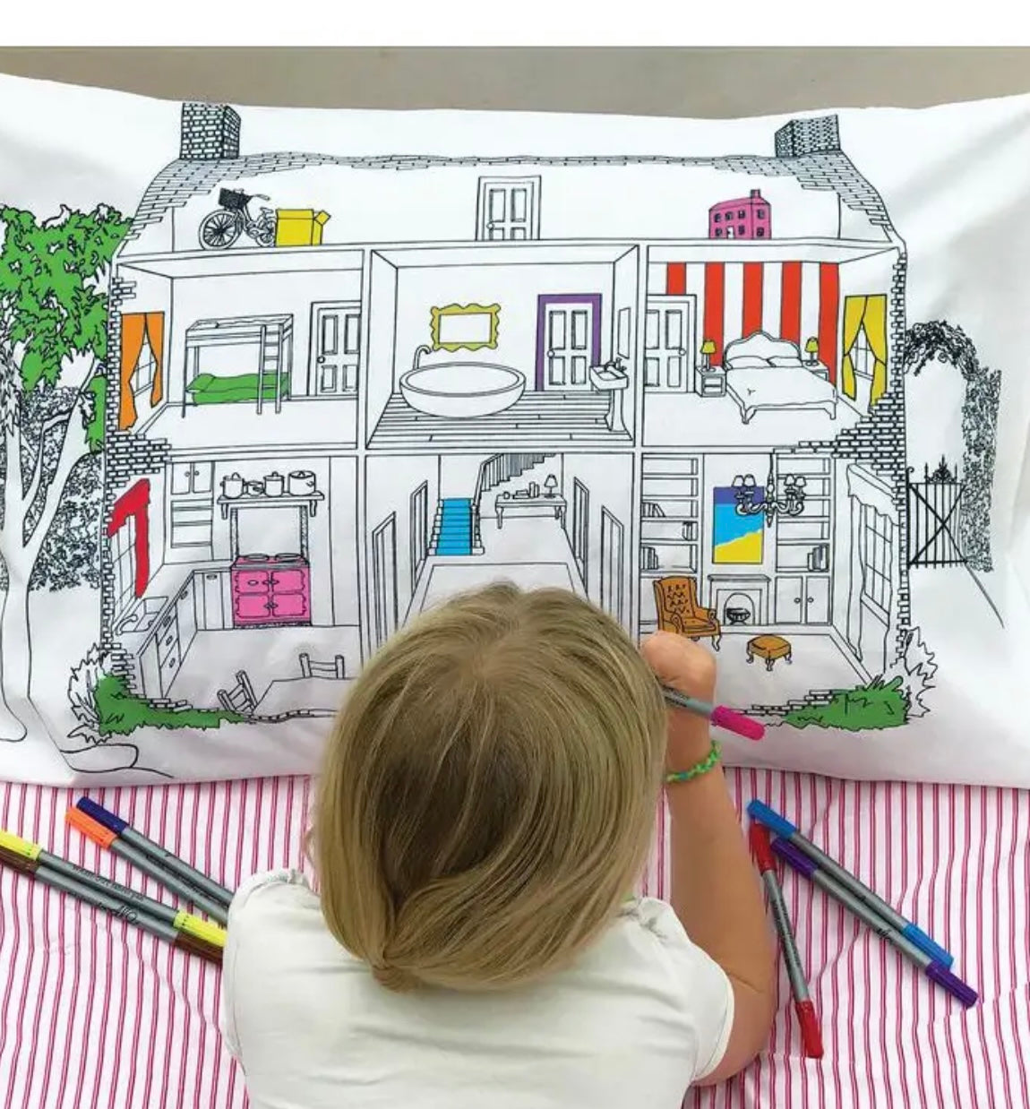 Doll House Decorator Pillowcase