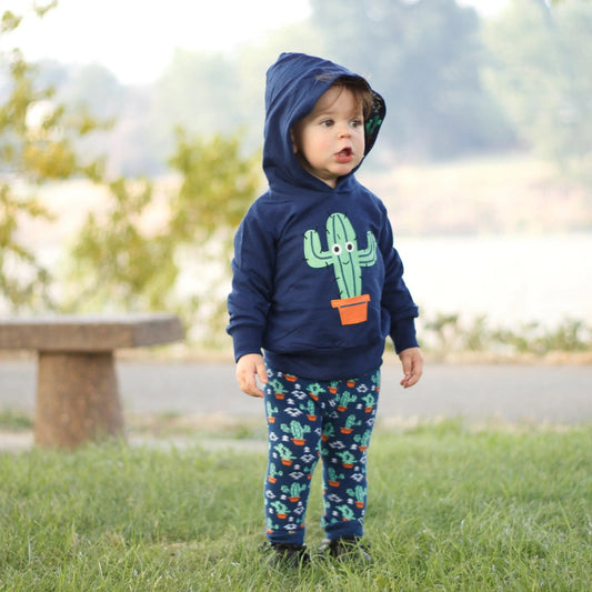 Doodle Pants southwestern prickly cactus hoodie