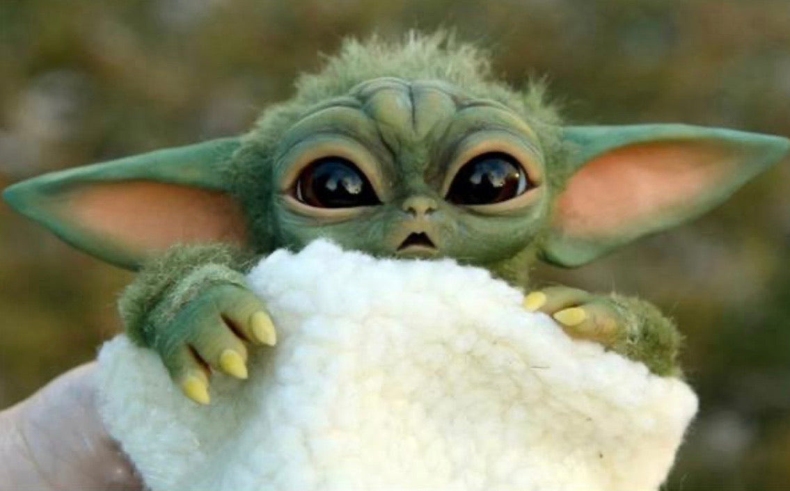 40 x 60 full square drill diamond painting - baby yoda
