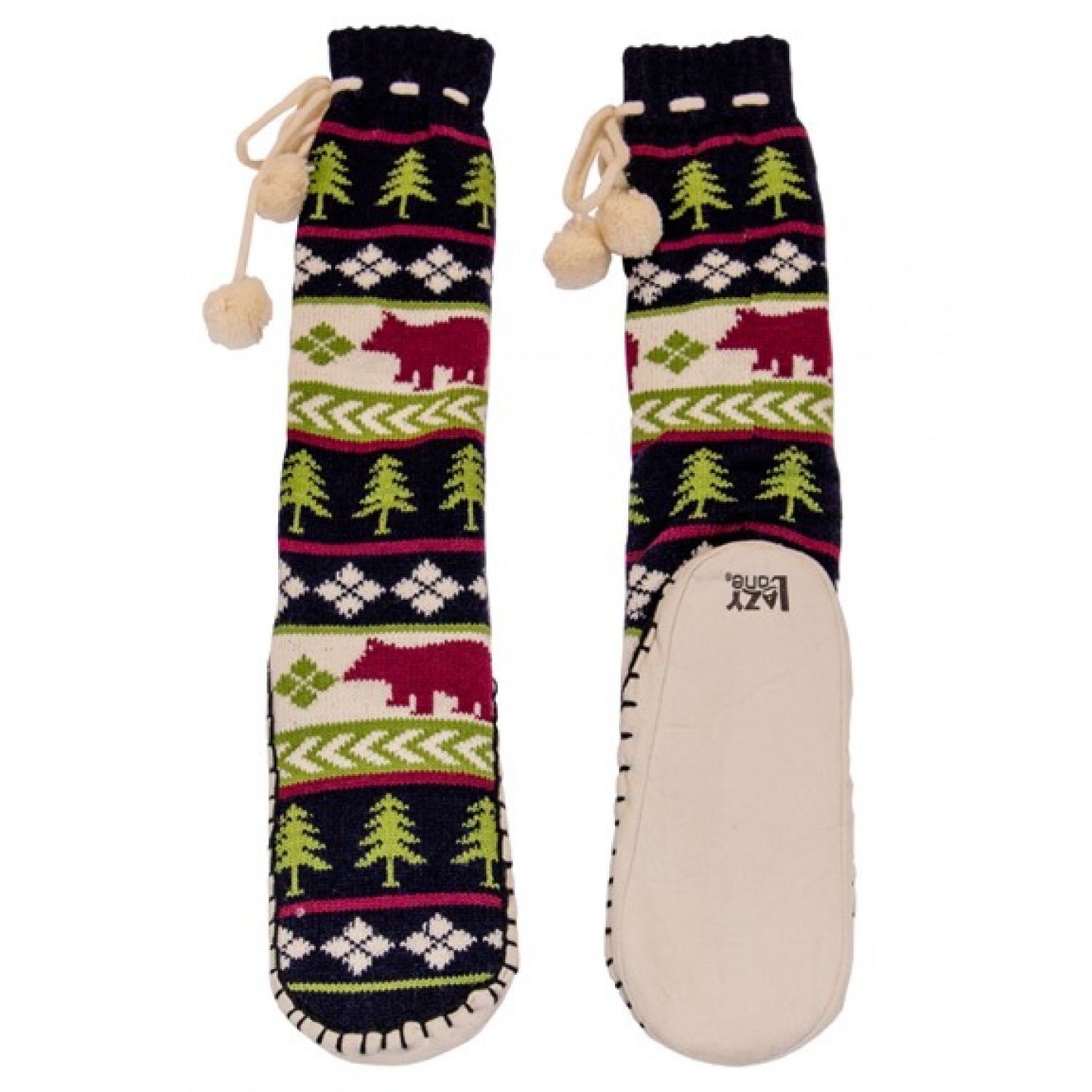 Lazy one - bear fair isle mukluk