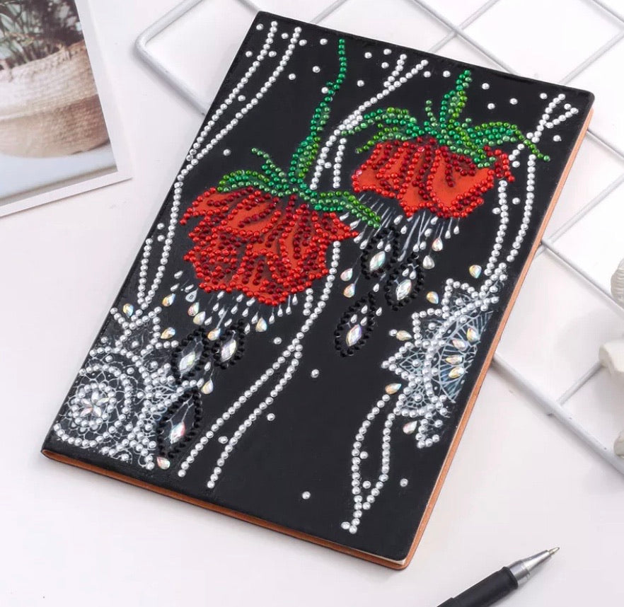 diamond painting notebook - flowers HM015