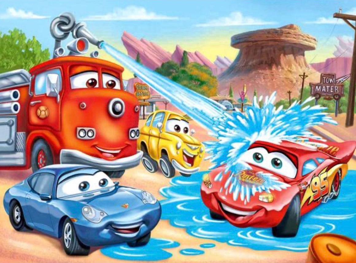 50 x 60 full square drill diamond painting - car wash