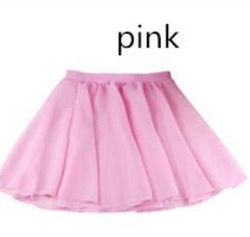 chiffon pull on dance skirt