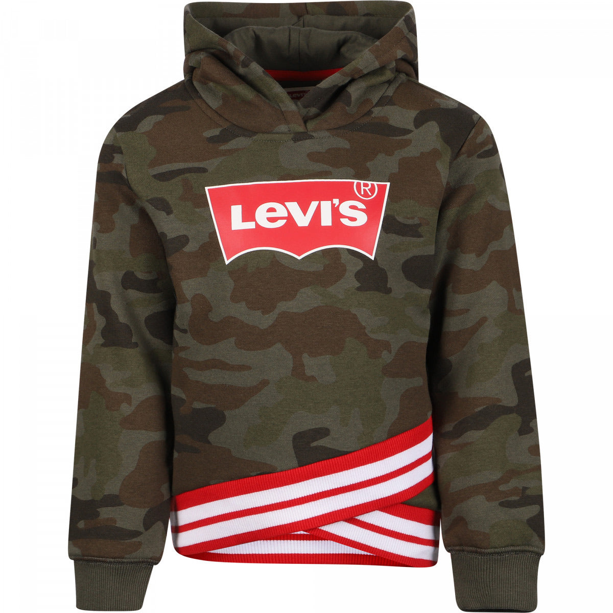 Levi's olive night camo long sleeve hoody