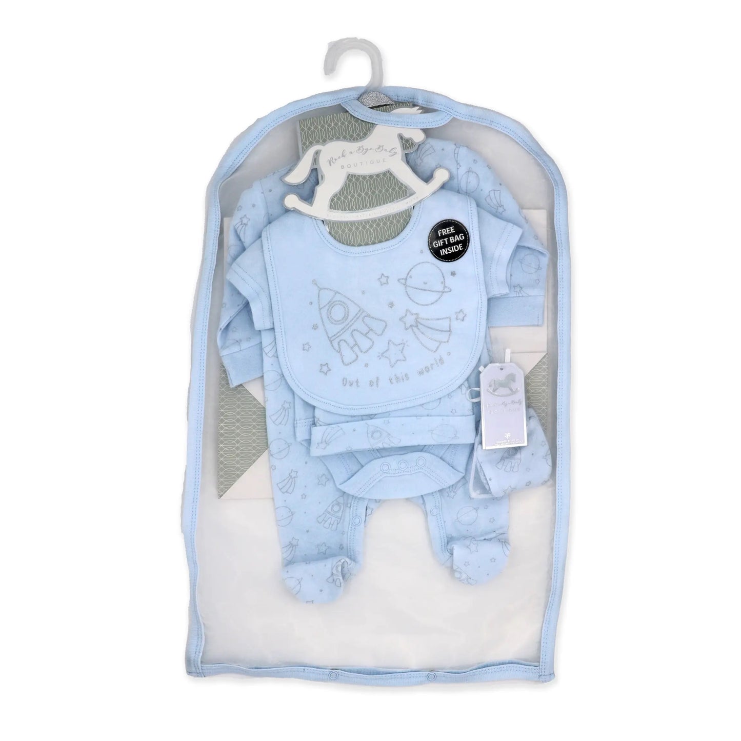 Boys 5PC Set With Gift Bag- Out Of This World