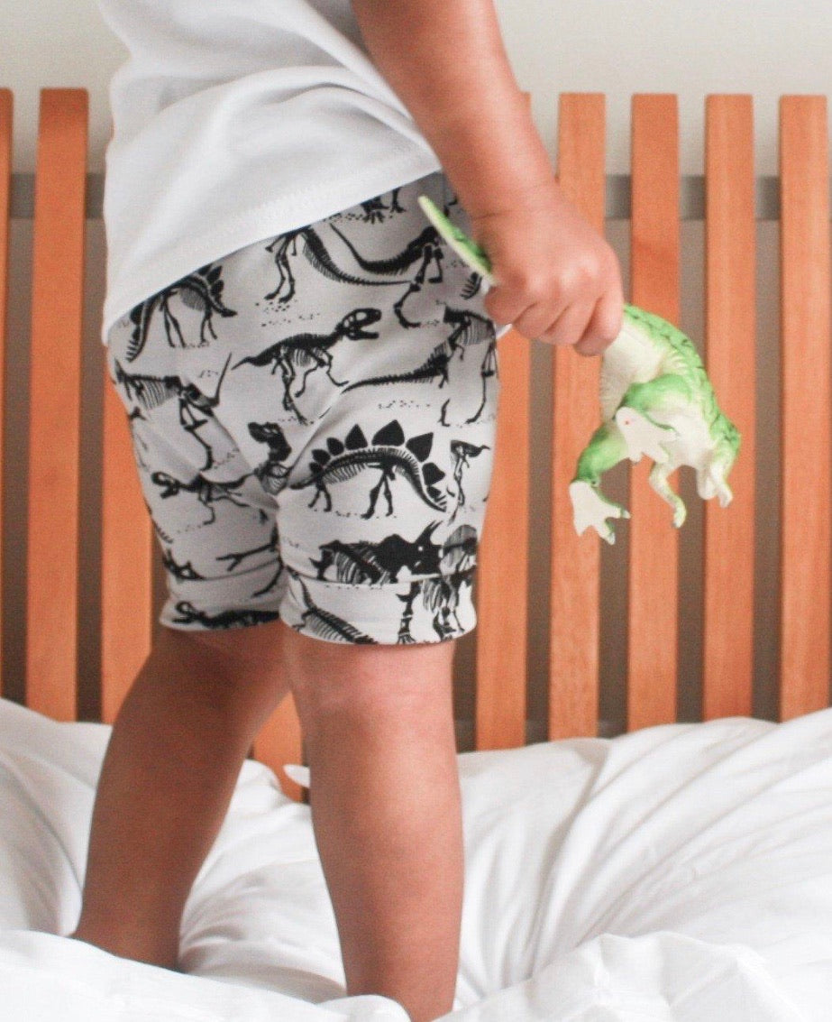 boys dino shorts