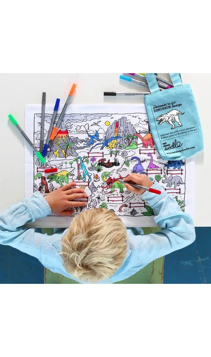 Dinosaur Placemat to Go