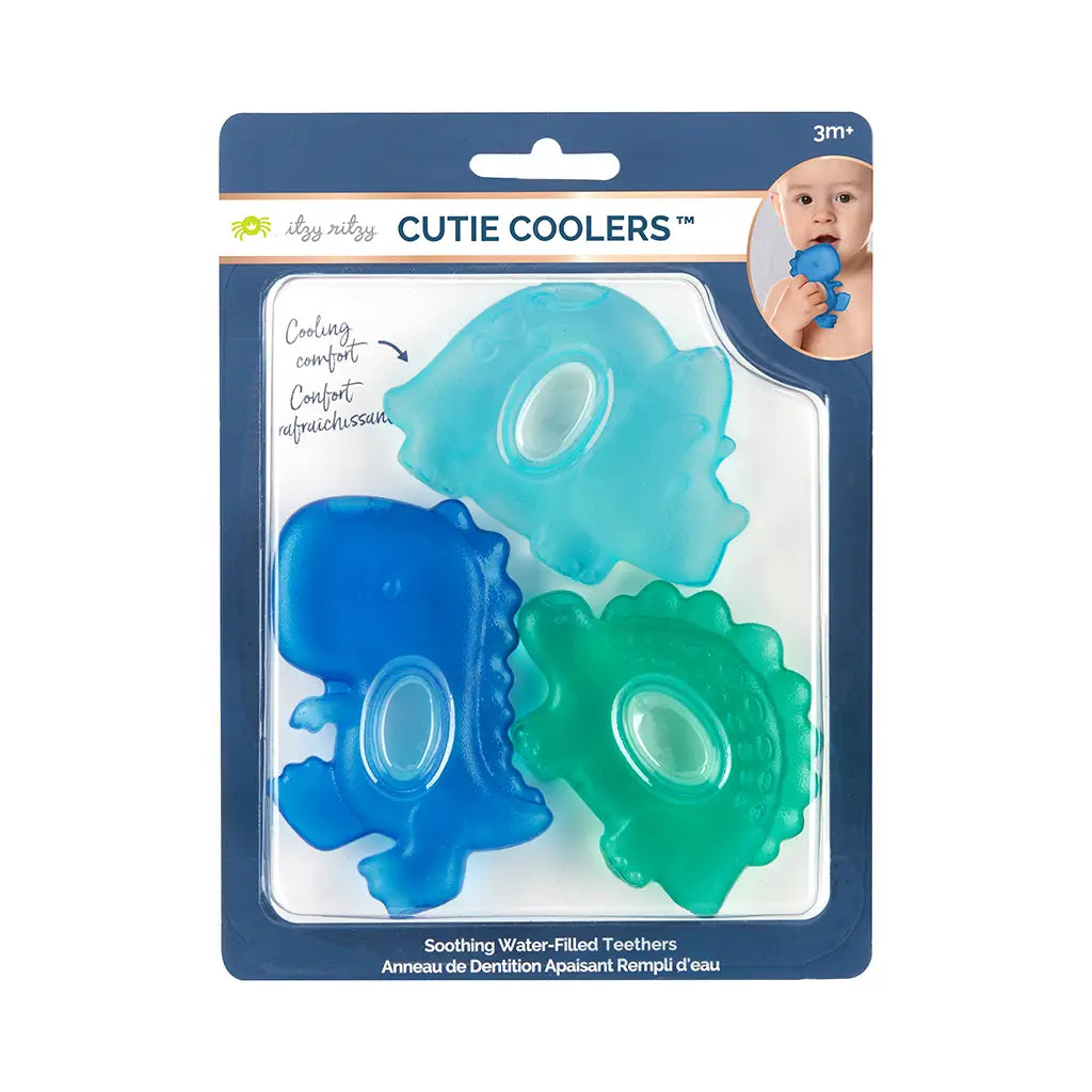 Cutie Coolers™ Water Filled Teethers (3-pack) -Dino