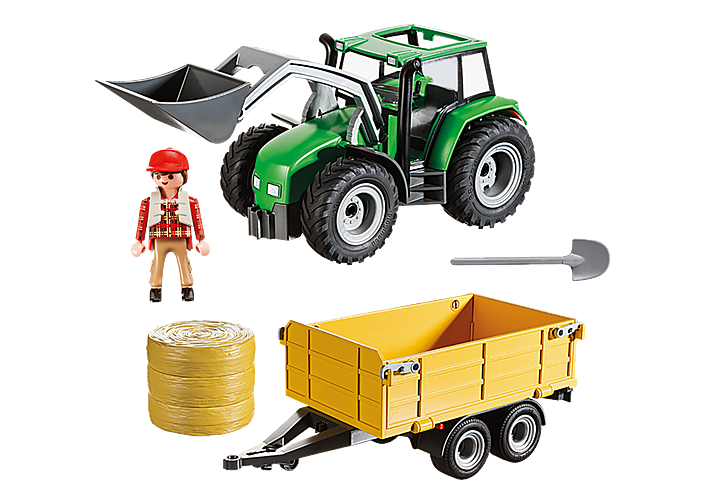 Playmobil Tractor with Trailer 9317