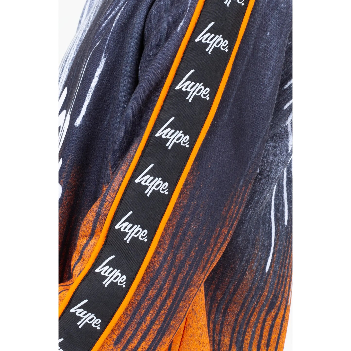 Hype Boys Orange Drips Script Hoodie