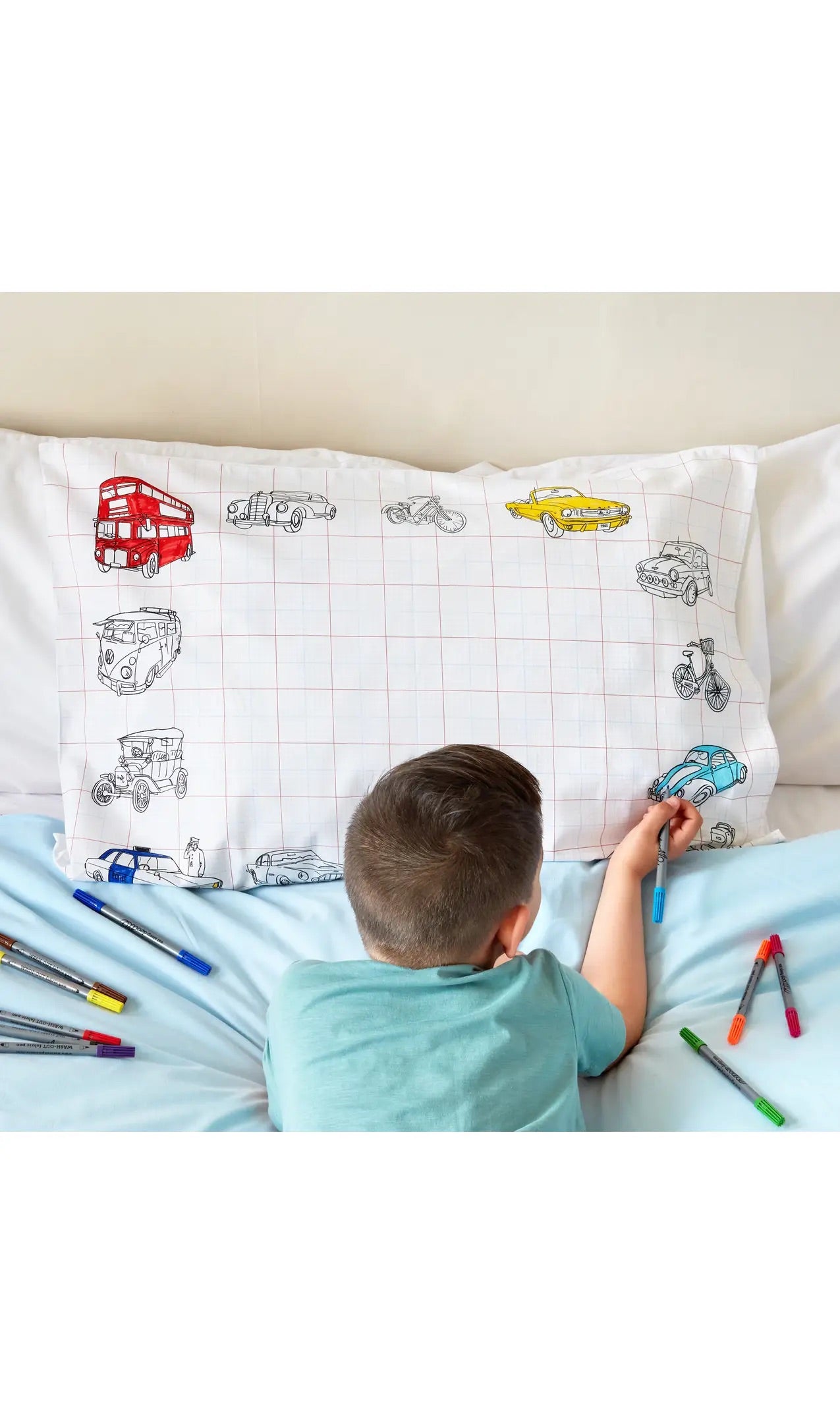 Working Wheels Pillowcase