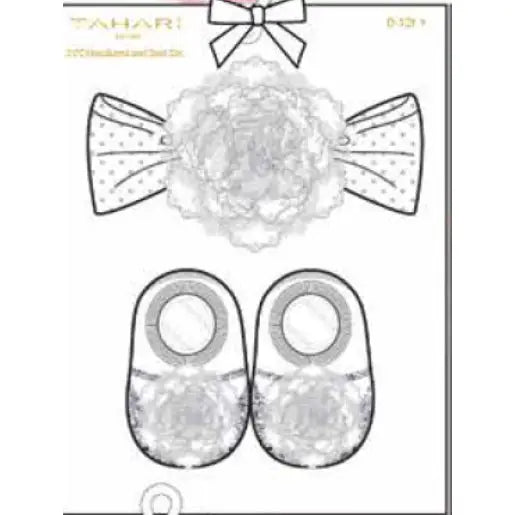 Headband and sock Set - White