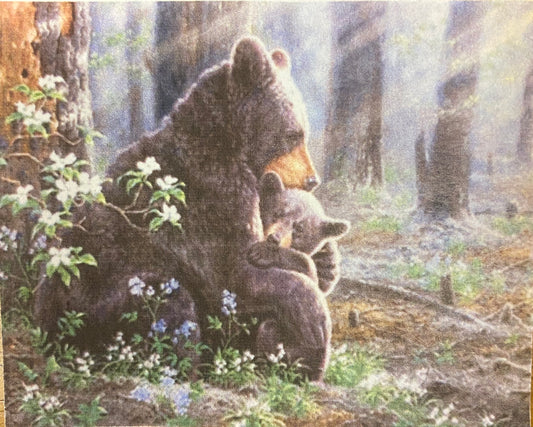 40 x 50 full round drill diamond painting - bears - J11438