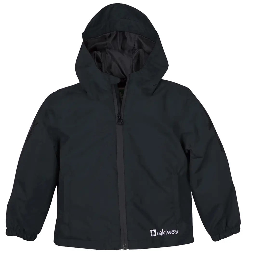 Oaki core rain jacket - black