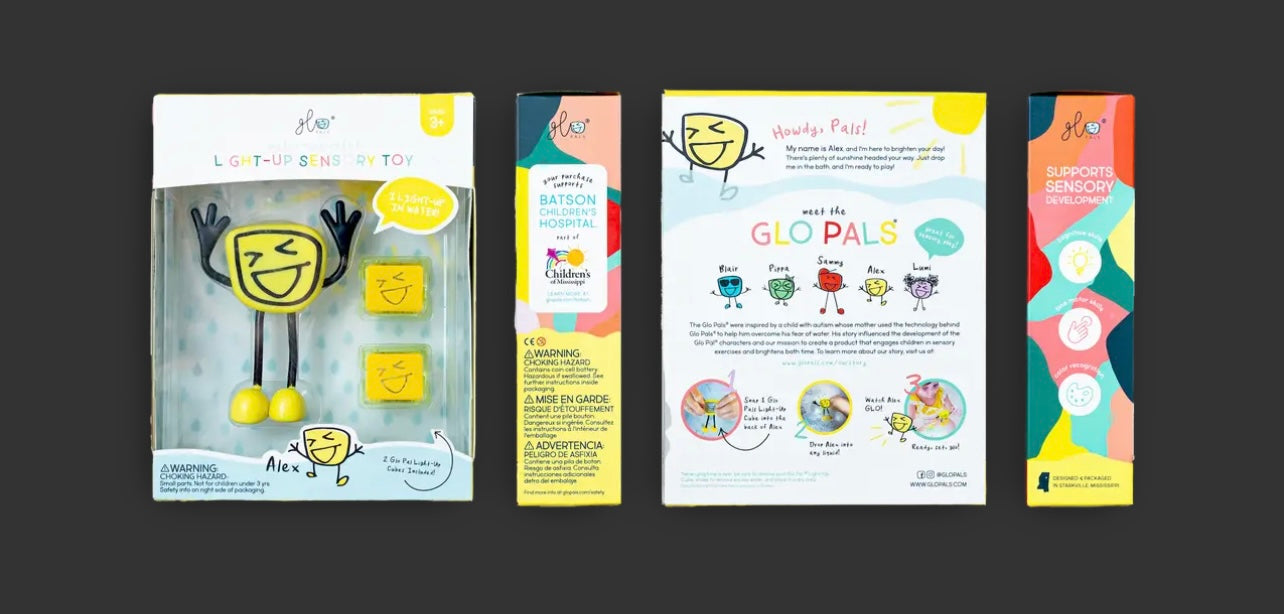 Glo Pals - yellow- Alex