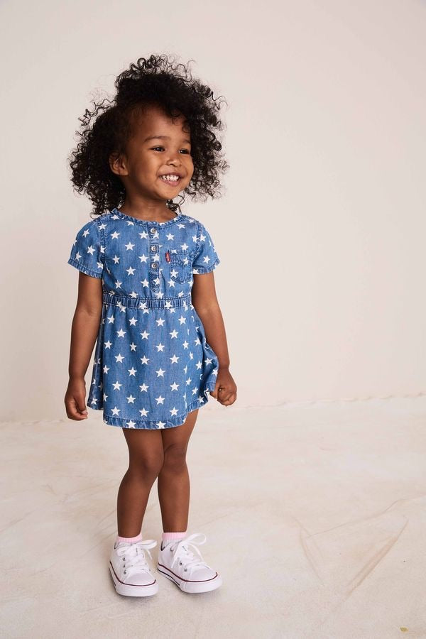 Levis printed denim dress