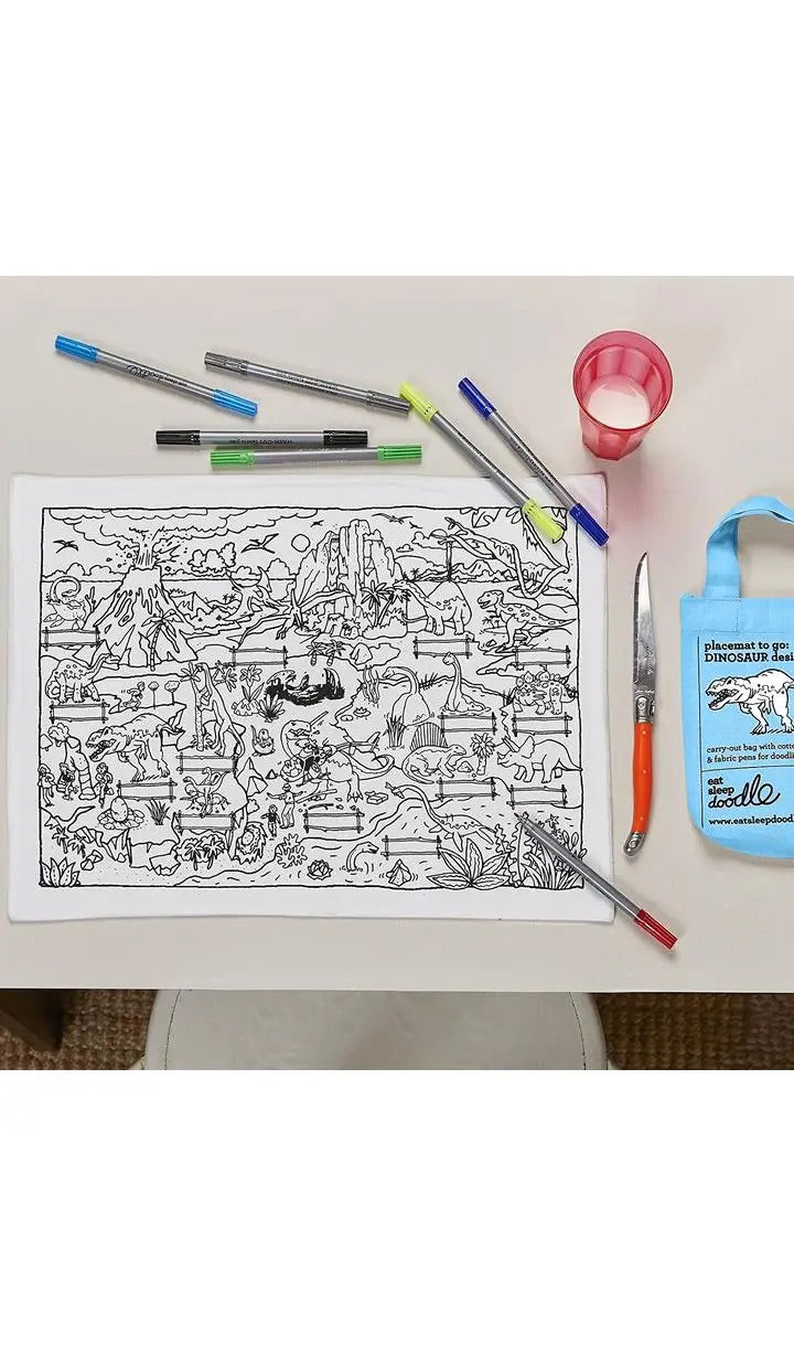 Dinosaur Placemat to Go
