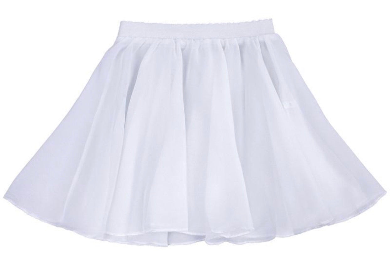 chiffon pull on dance skirt