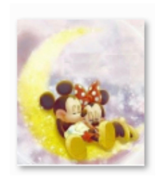 45 x 50 full square drill diamond painting - moon cuddles - TLS-7110