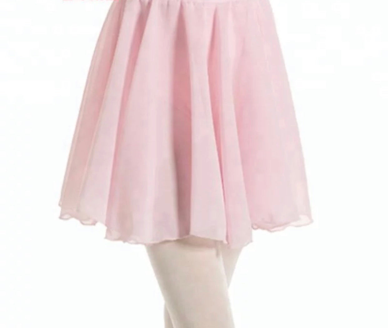 chiffon pull on dance skirt