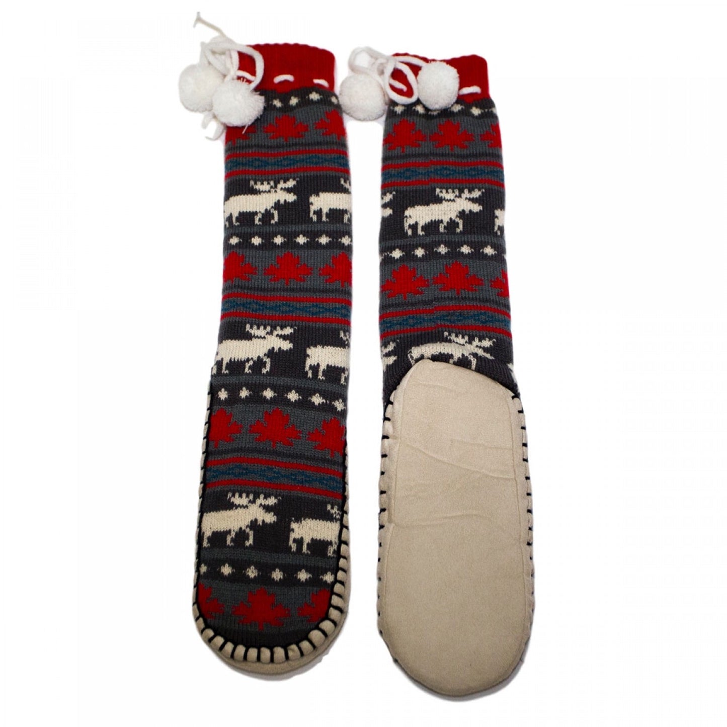 Lazy one - Canadian fair isle mukluk