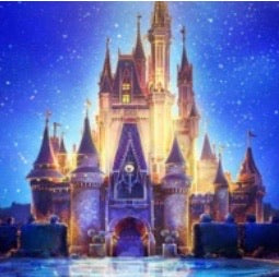 30 x 40 full drill diamond painting - (Hy246) castle