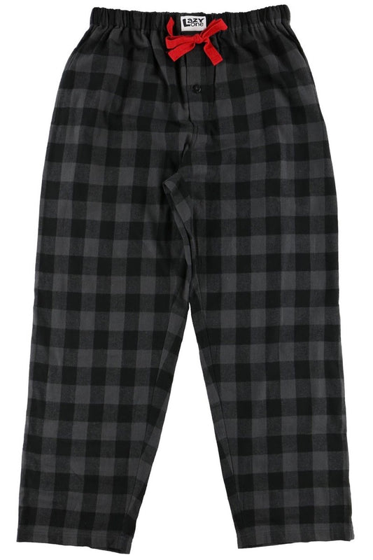 Lazy one moose plaid unisex - grey